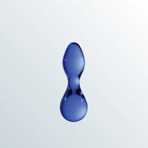 Chrystalino Seed Glass Butt Plug - Blue